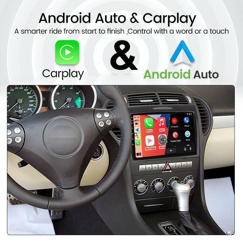 9in Android10 Car GPS Radio Stereo CarPlay for Mercedes-Benz SLK R171 2004-11