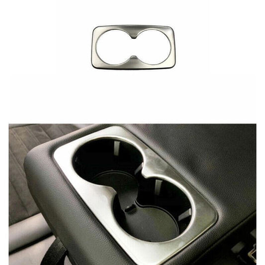 1P Rear Water Cup Panel Moulding Cover Trim for Ford Escape 2020-22 Silver Steel