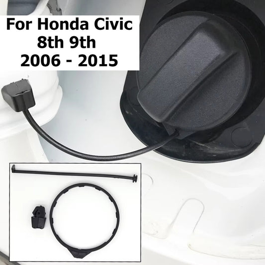 Fuel Tank Petrol Cap Filler Cord Tether Rope Ring Strap Band for Honda for Civic