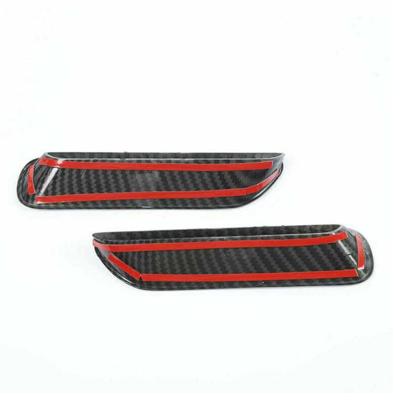 ABS Carbon Fiber Hood Scoop Air Vent Cover Bezel Fit for Dodge for Challenger 09-14