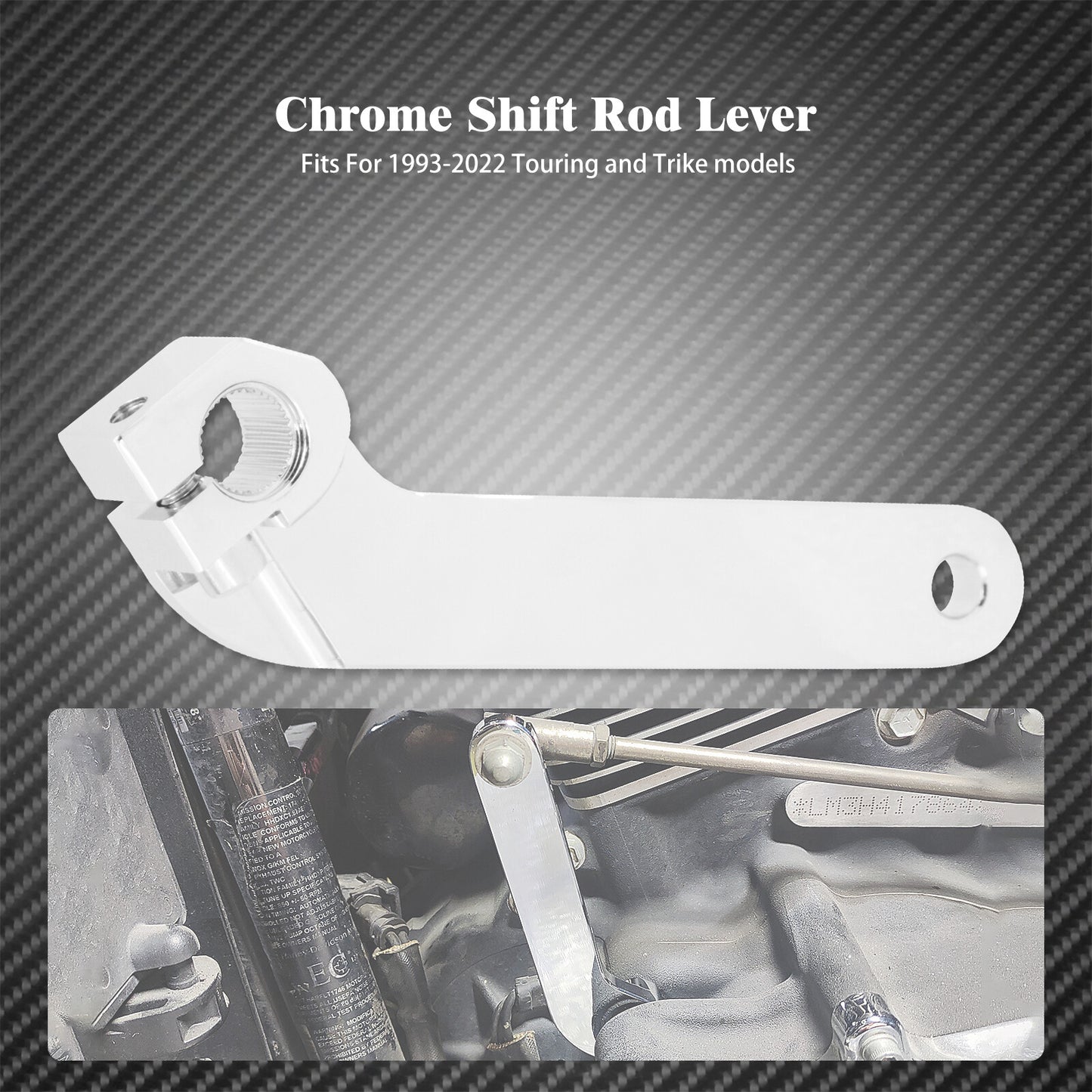 CNC Inner Shift Rod Shifter Shaft Lever Bracket Fit for Harley Touring 1993-2022 Q