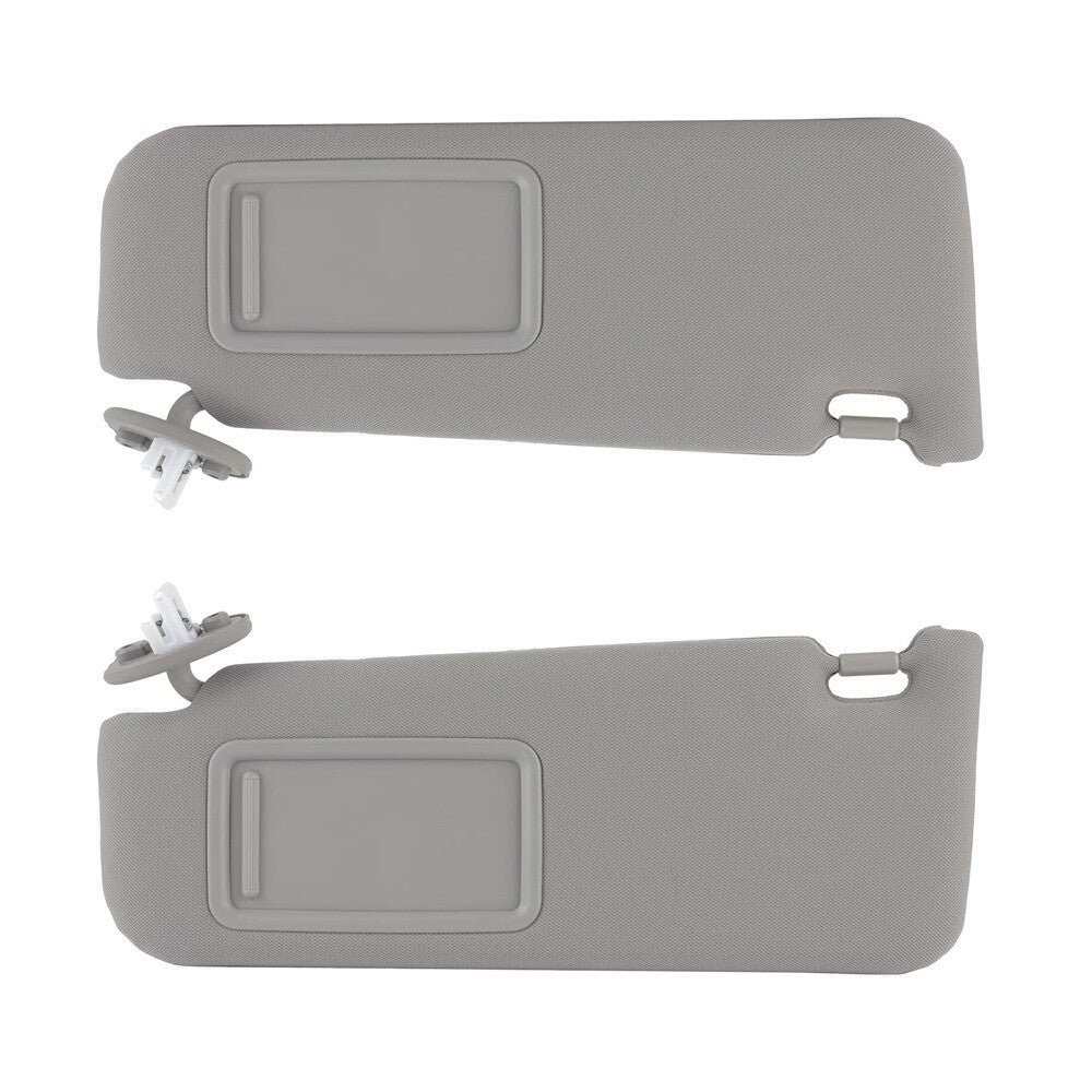 1 Pair Driver  Passenger Sun Visor Gray with Sunroof for Toyota for Camry 2012-2017 Q