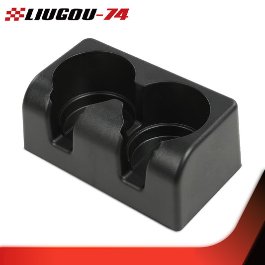 Suitable for Chevrolet Colorado for GMC for Canyon insert bench for seat with double cup holders, black. Q