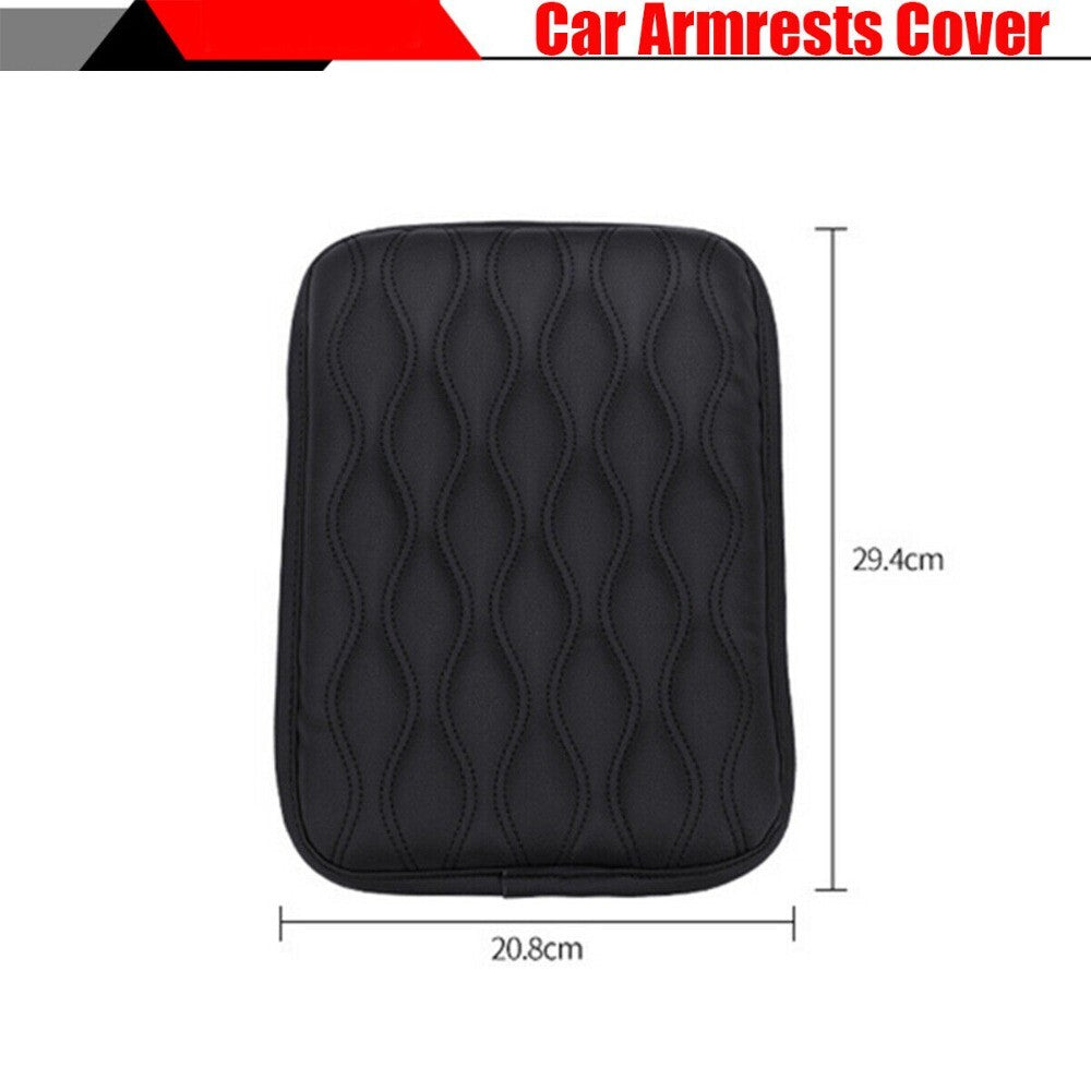 1x Car Interior Armrest Cover Cushion Center Console Box Protector Universal n