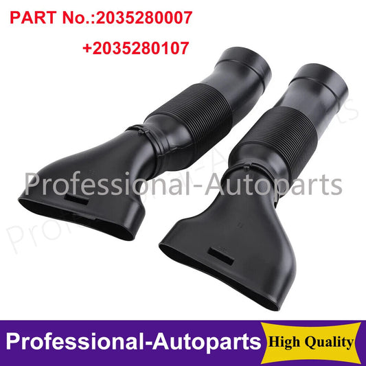 2Pcs Air Intake Duct Tube Hose Pipe L+R Fit for Benz C320 C240 2.6L 3.2L 01-05 Q