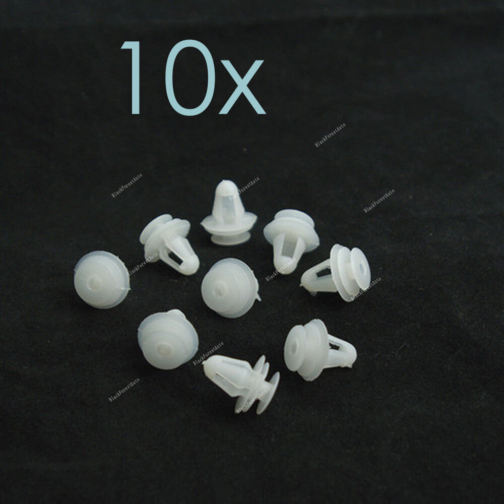 10 Door Trim Panel Nylon Clip Retainer Fastener for Toyota for Corolla 1990-on White