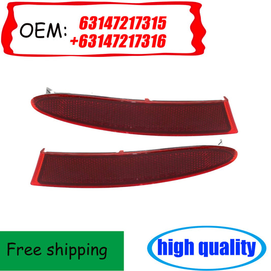 NEW 1Pair Rear Bumper Reflector Left+Right 63147217315 63147217316 for X3 n