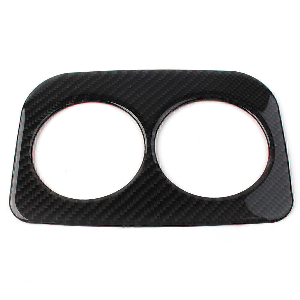 Fit for Subaru Forester 2013-2018 Carbon Fiber Inner Rear Water Cup Panel Cover Trim