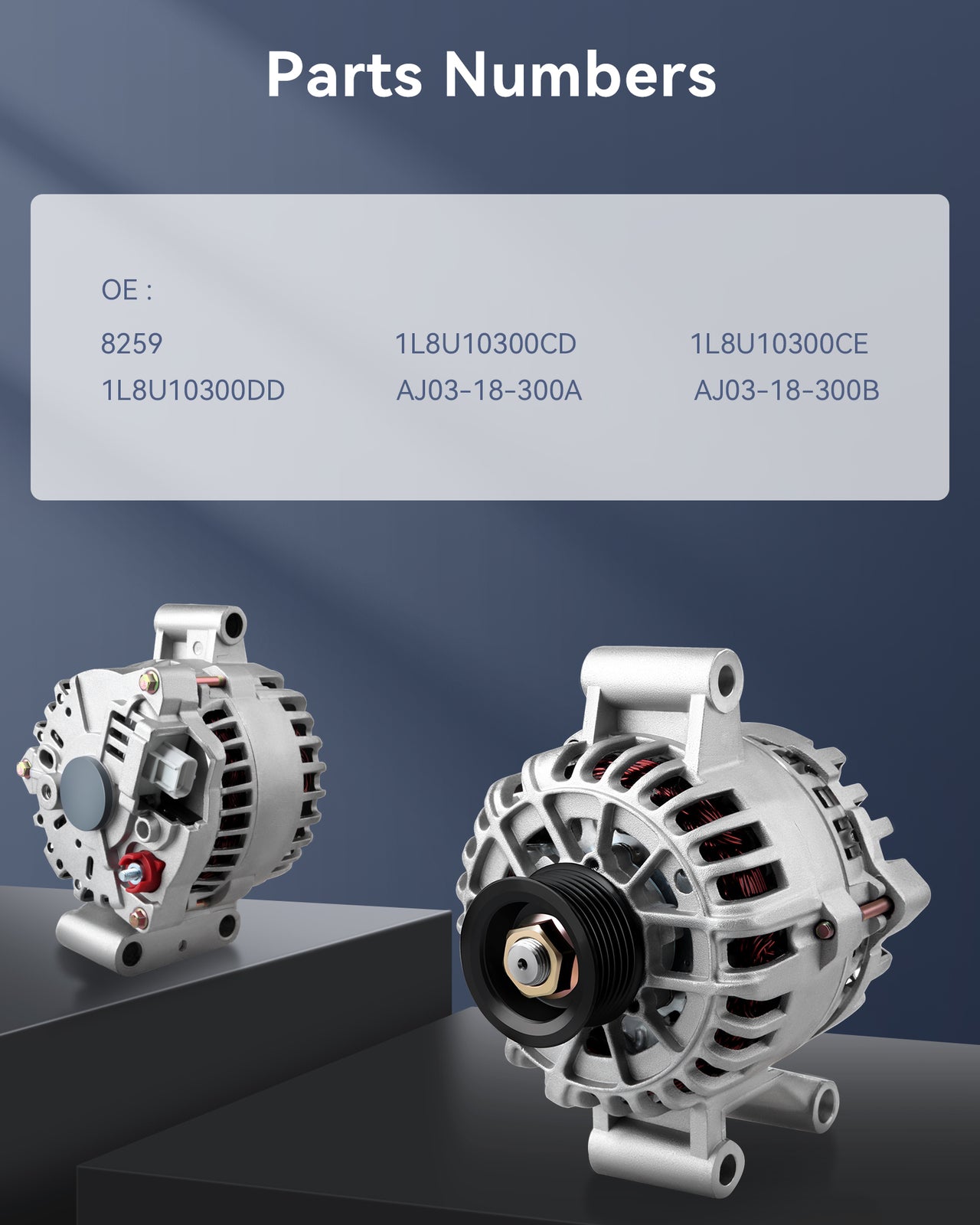 1L8U10300CD Alternator Fit for 2001-2004 for Ford Escape  for Mazda Tribute 3.0L V6
