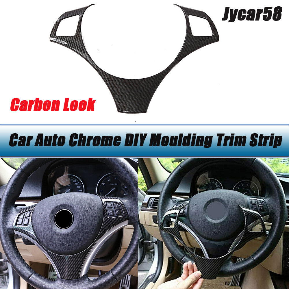 for BMW 3Series E90 325 335i 05-12 Carbon Steering Wheel Panel Decoration Cover