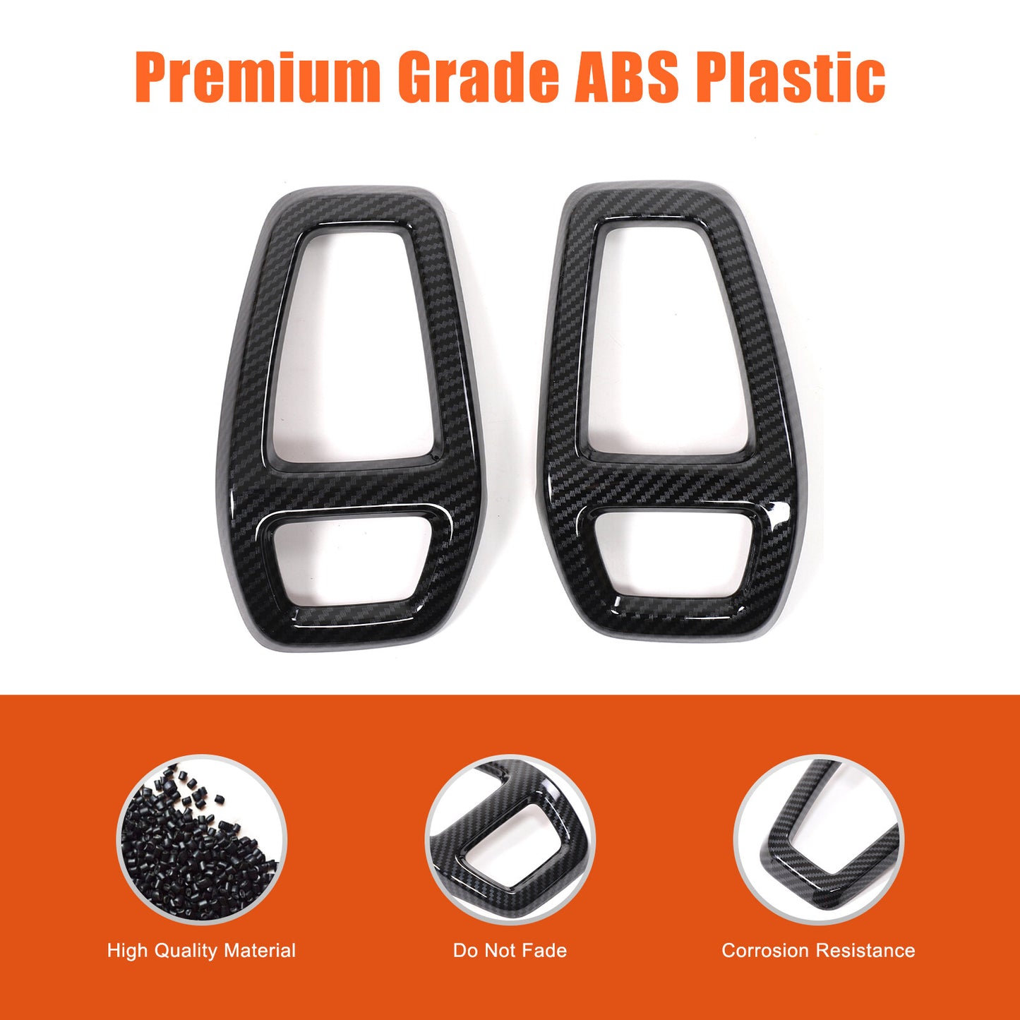 Front carbon fiber vent cover trim suitable for Kia Sorento 2021-2022 n