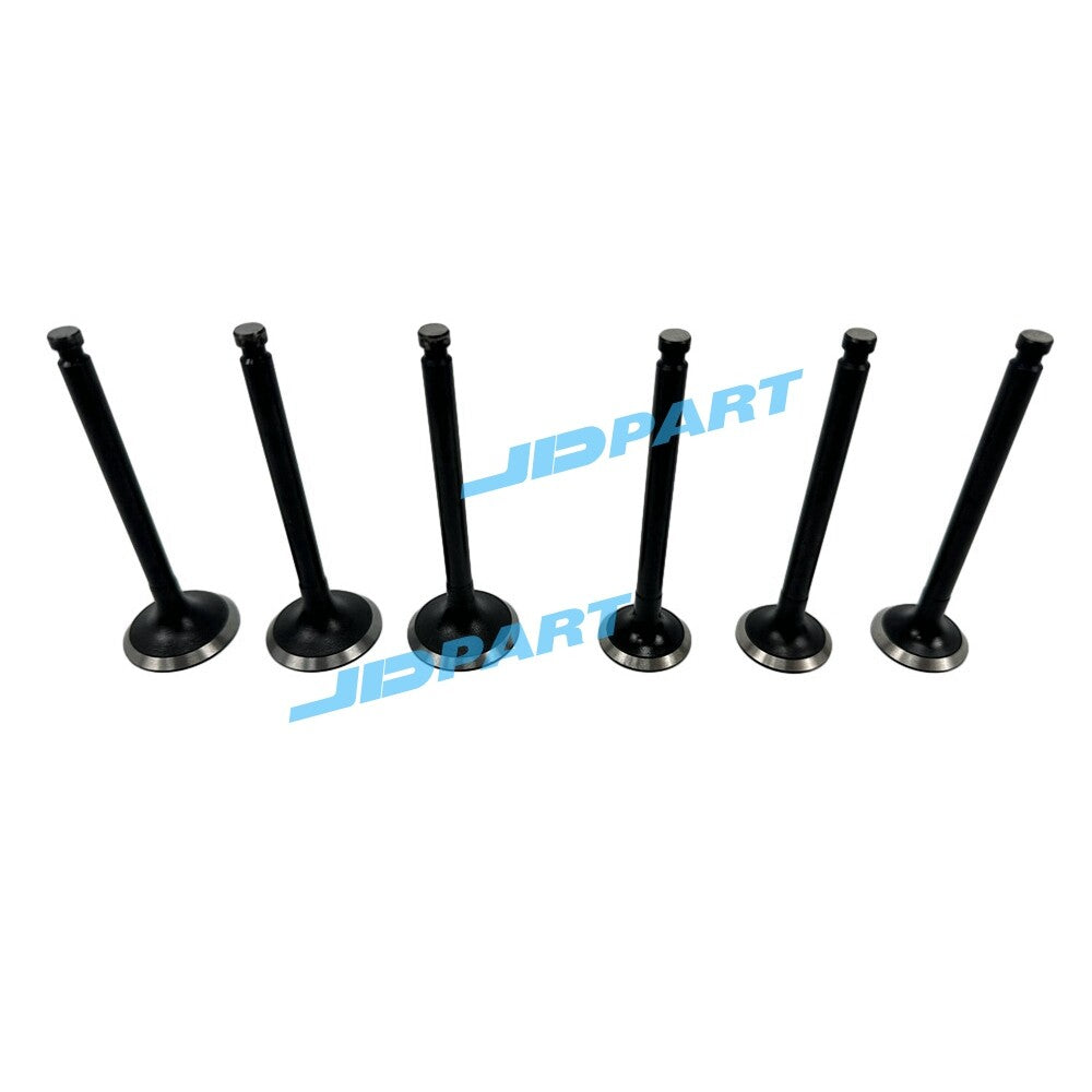 6-piece set of intake and exhaust valves for 3GM30 engine spare parts -