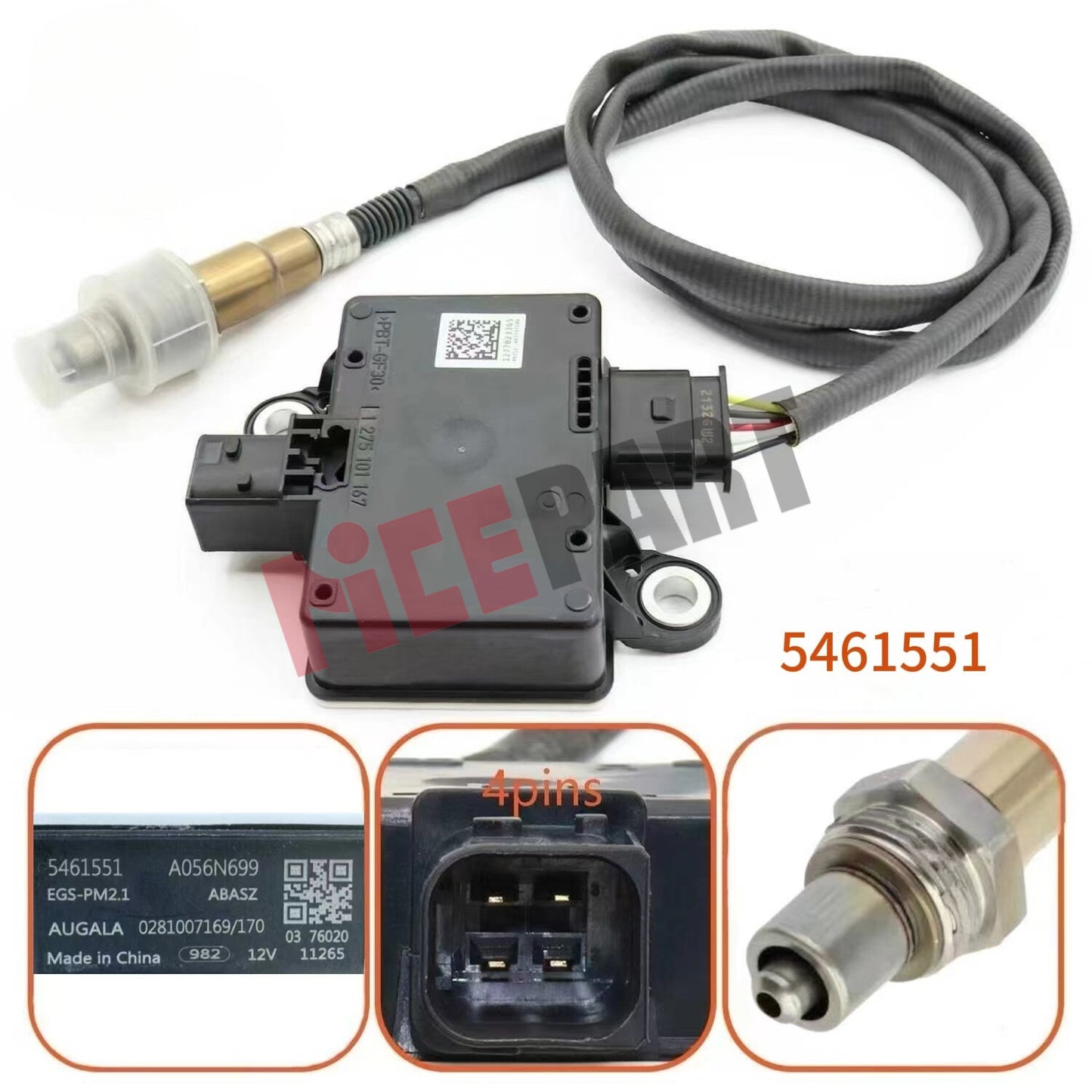 Exhaust particulate sensor 5461551 A056N699 0281007169/170 Compatible with