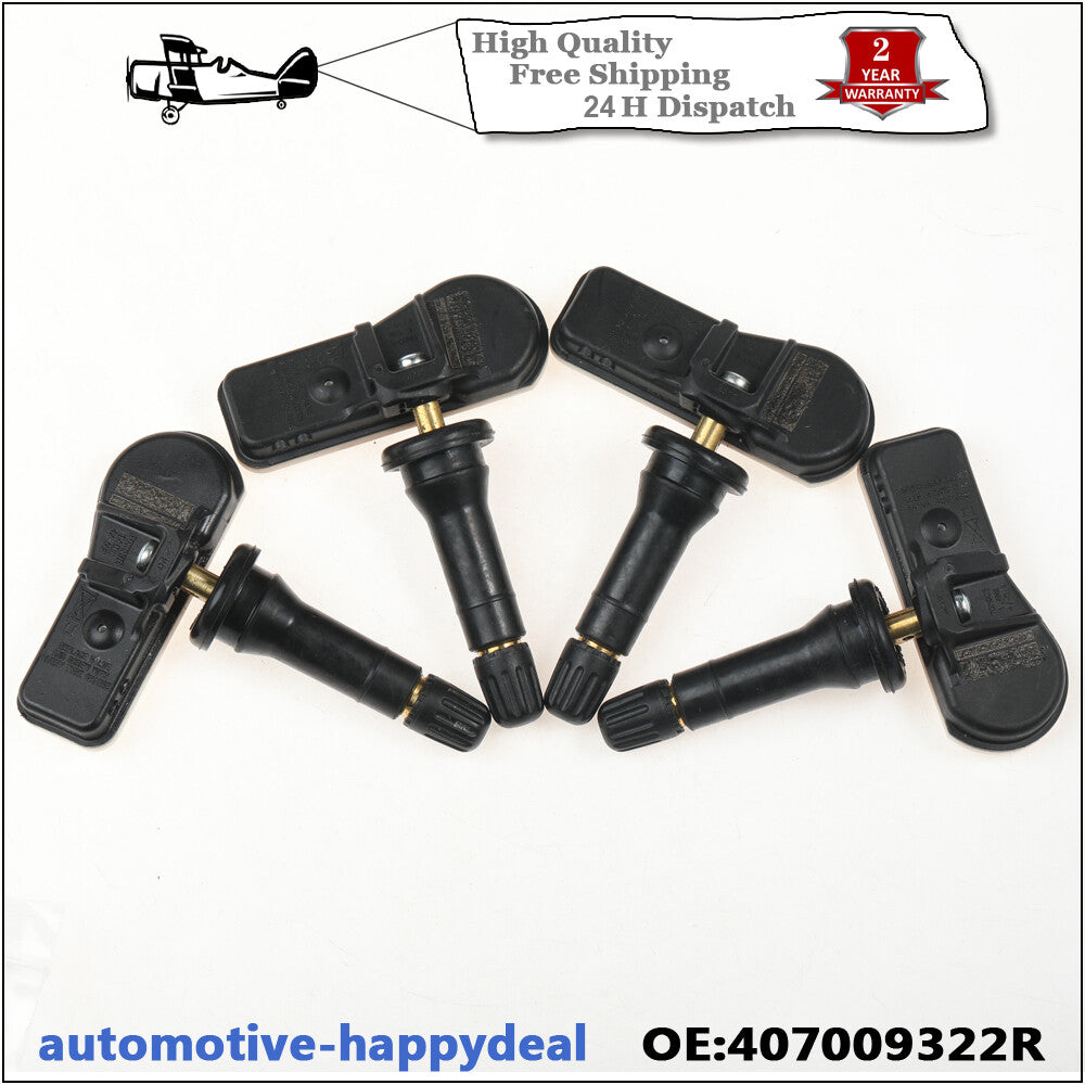 4X TPMS Tyre Pressure Monitor System Sensor for Renault Clio Master Trafic Kango