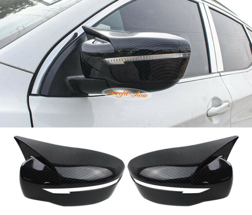 for Nissan Pathfinder 2017-2020 Carbon Fiber ABS Side Rearview Mirror Cover Trim