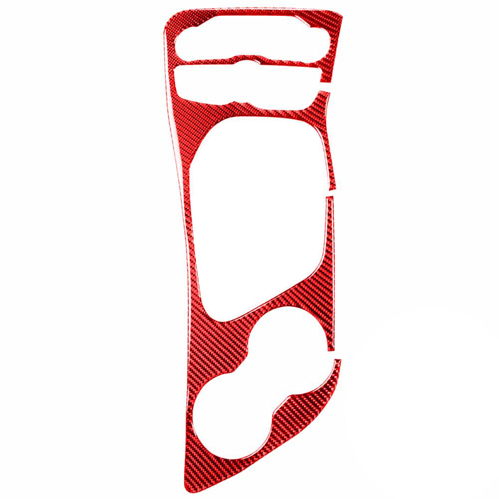 Red Carbon Fiber Passenger Glove Box Latch Trim Cover for KIA Sedona 2015-2016 v