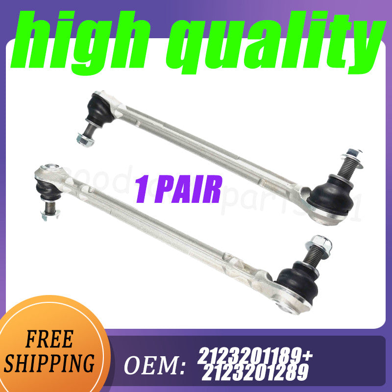 1 pair of L + R front rocker stabilizer end chains for Mercedes-Benz W212 E-Class RWD