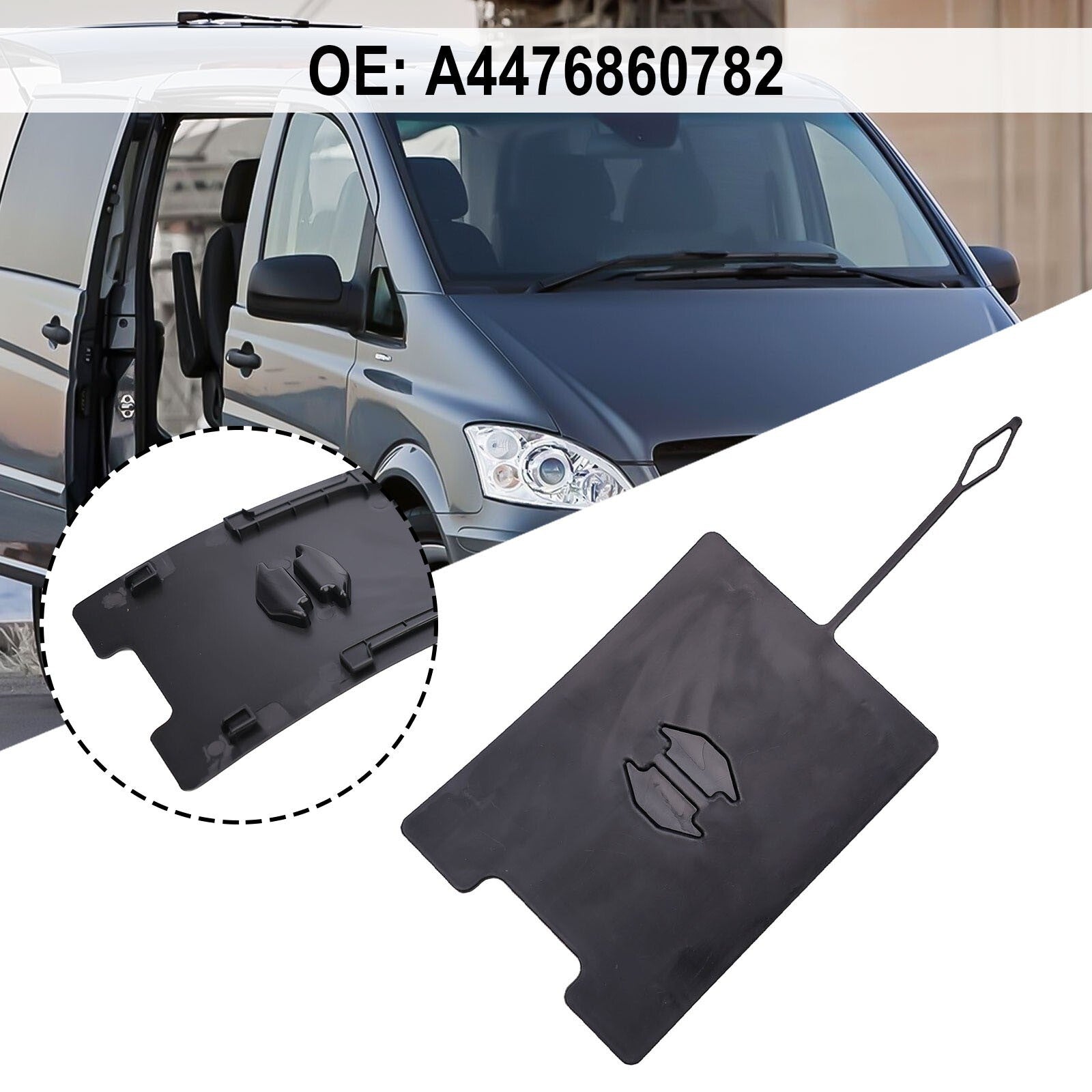 for VITO W447 FRONT WHEEL ARCH SERVICING FLAP A4476860782 v