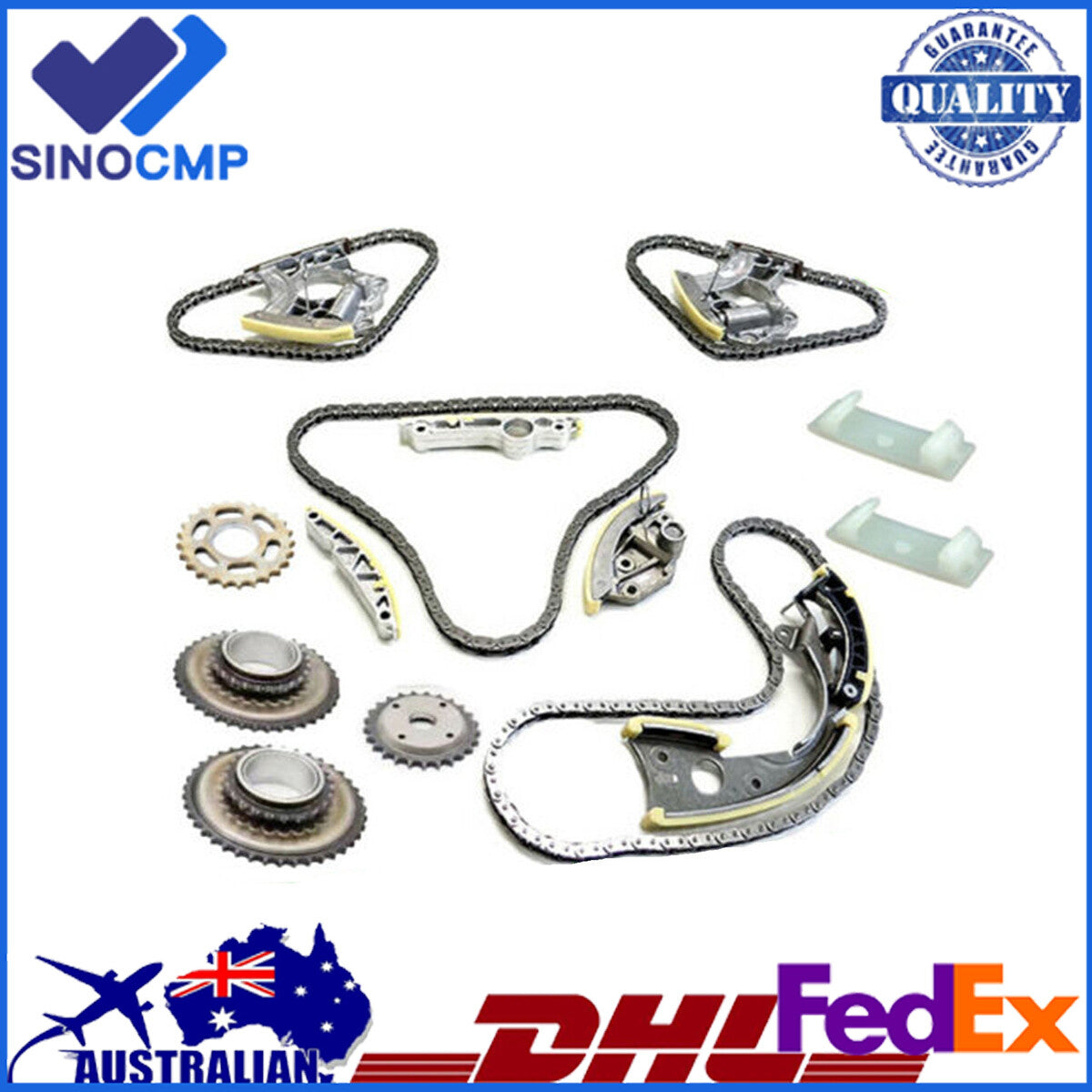 Timing Chain Kit W/ Gears for AUDI Q5 A6 3.2L 3.0L V6 for A8 S8 4.0L V8 CCAA CALA