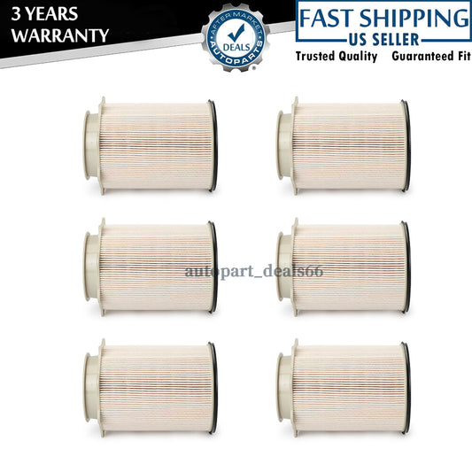 6-pack diesel fuel filters suitable for 2019-2022 for Ram 2500 3500 4500 5500 6.7L liter 68157291AA Q