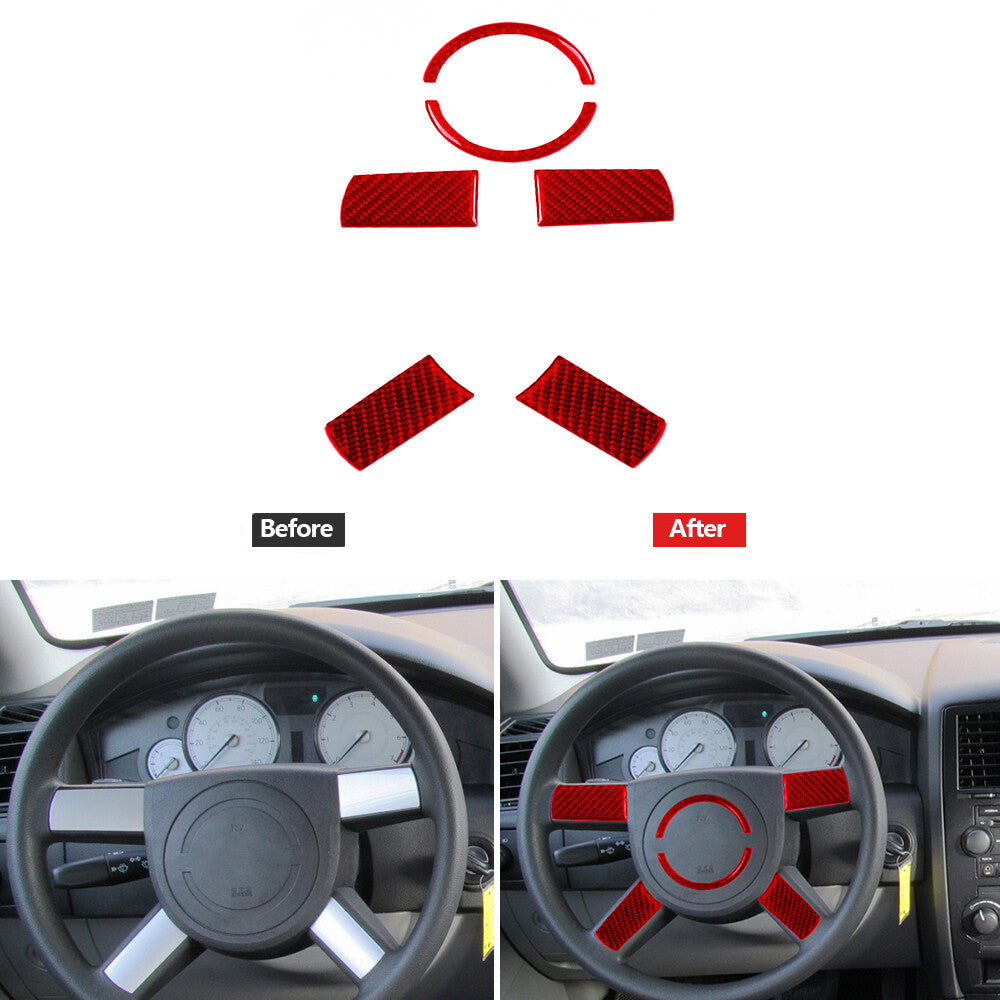 Carbon Fiber Inner Gear Shifter Panel Trim for Dodge Journey 2010 SXT SE Type A v