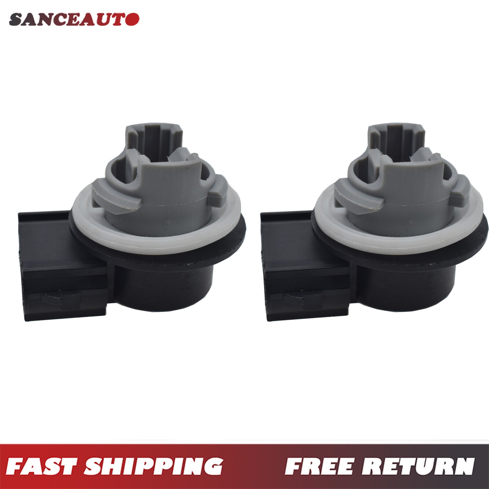 2-Pack for Econoline Headlight, Taillight, and Turn Signal Light Sockets (2008-2017) - New Product n