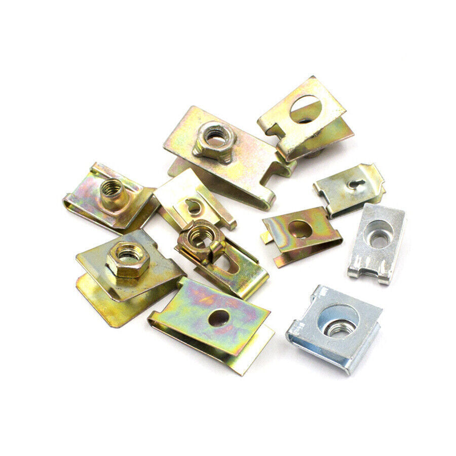 150Pcs Mixed U Type Car for SUV Fender Bumper Leaf Board Fastener Clip Gasket Set US Q