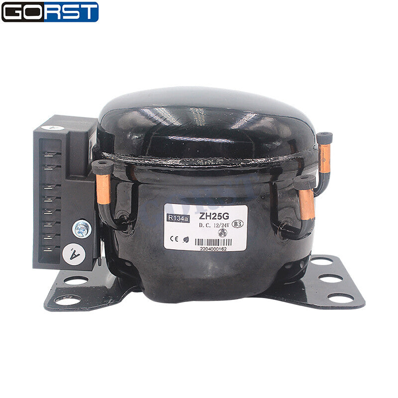 12V 24V DC Car Refrigeration Air Compressor Fridge Freezer Marine Solar QDZH25G v