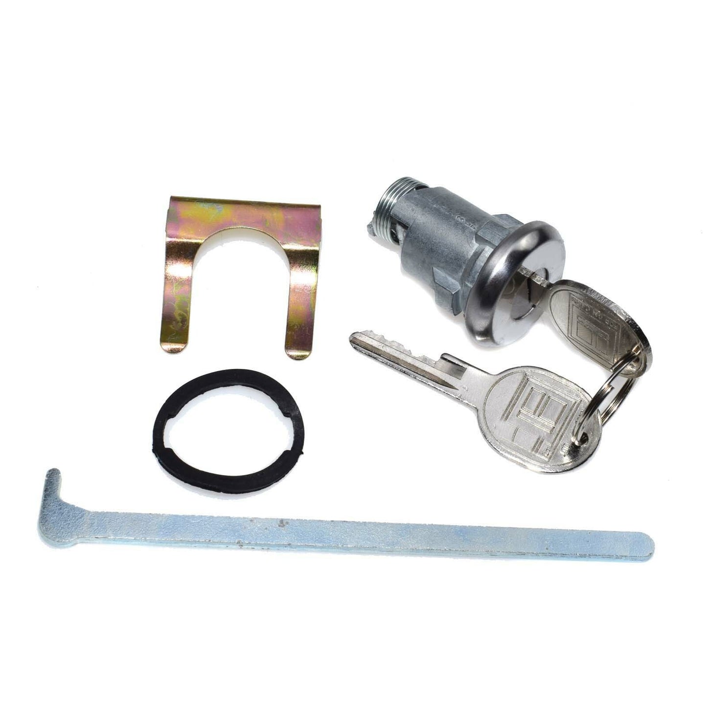 Suitable for for Corvette Impala for Pontiac Car Trunk Lock Ribbed Cap Pear Head Key Set - v