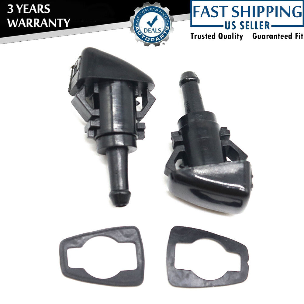 2PCS Front Windshield Washer Nozzle Fit for Dodge for Ram Charger for Chrysler 5116079AB Q