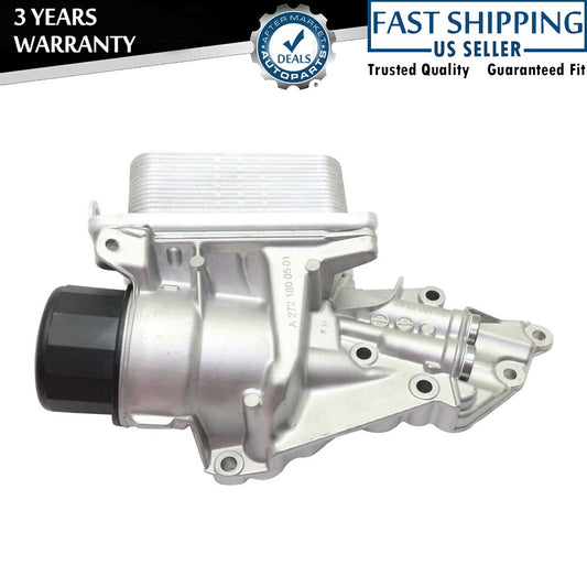 The oil filter housing is suitable for Mercedes-Benz C280 2006-2007 V6 3.0L 2721800510 Q