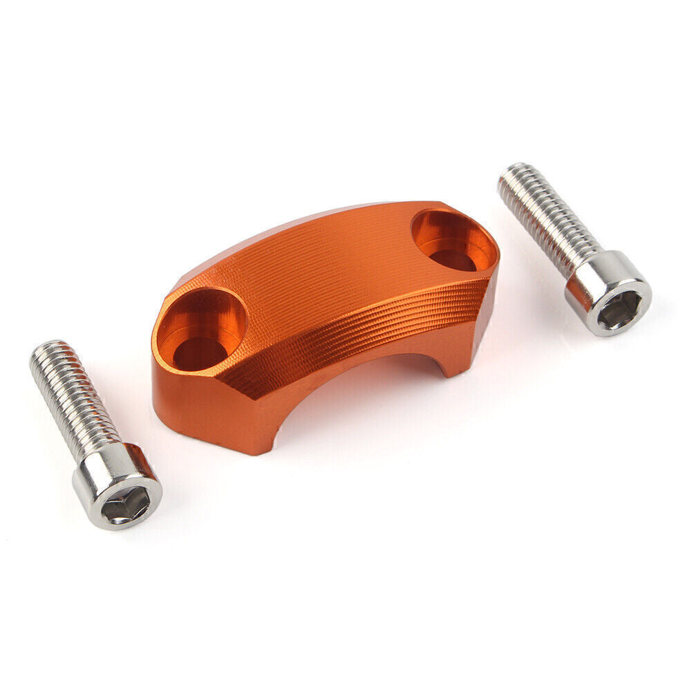 22mm Master Cylinder Perch Clamp Cover Orange for Motocross MX Enduro Motorbike Q