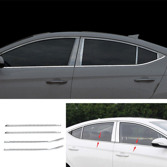 for Hyundai for Elantra 2017-2020 Car Windows bottom Strip Sill Molding Cover Trim