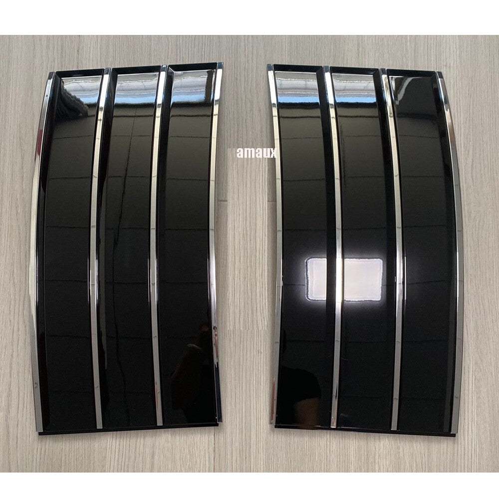 Door Side Fender Vents Molding Cover Trim for Range Rover Vogue L405 13-22 Black