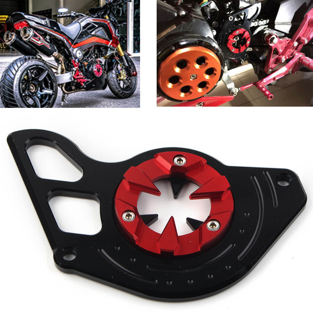 Red Sprocket Chain Guard Cover Left Engine Fit for HONDA GROM MSX125/SF 2013-2019