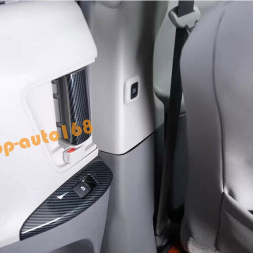 For Explorer 2016-2018 Carbon Fiber Interior Door Lock Armrest Cover Trim v