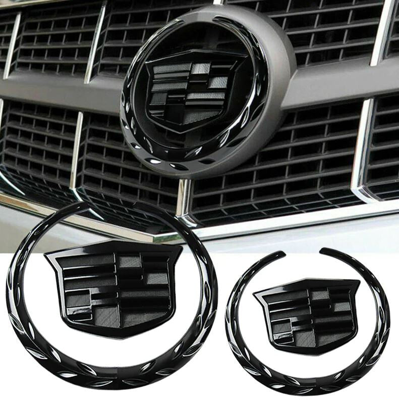 Suitable for Volvo S60 rear window and trunk side badge stickers, decals, badges, black and silver.