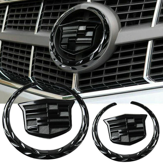 Suitable for Volvo S60 rear window and trunk side badge stickers, decals, badges, black and silver.