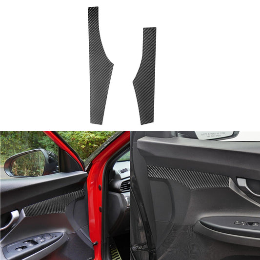 Red Carbon Fiber Rear Cup Holder Frame Trim Cover for KIA Sedona 2015-16 Type B v