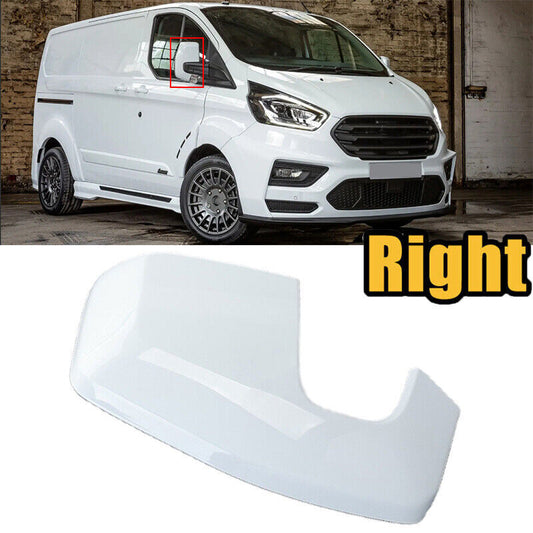 for ford  Transit Custom White Door Wing Mirror Cover Cap Right Passenger Side