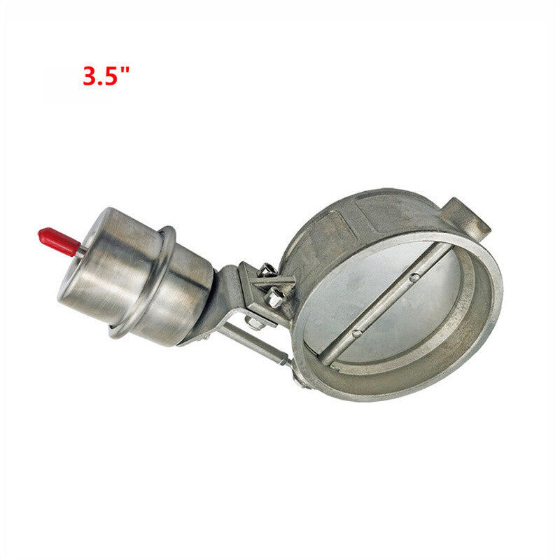 3.5 Exhaust Control Valve Vacuum Actuated Closed Downpipe Steel Valve 3.5Inch
