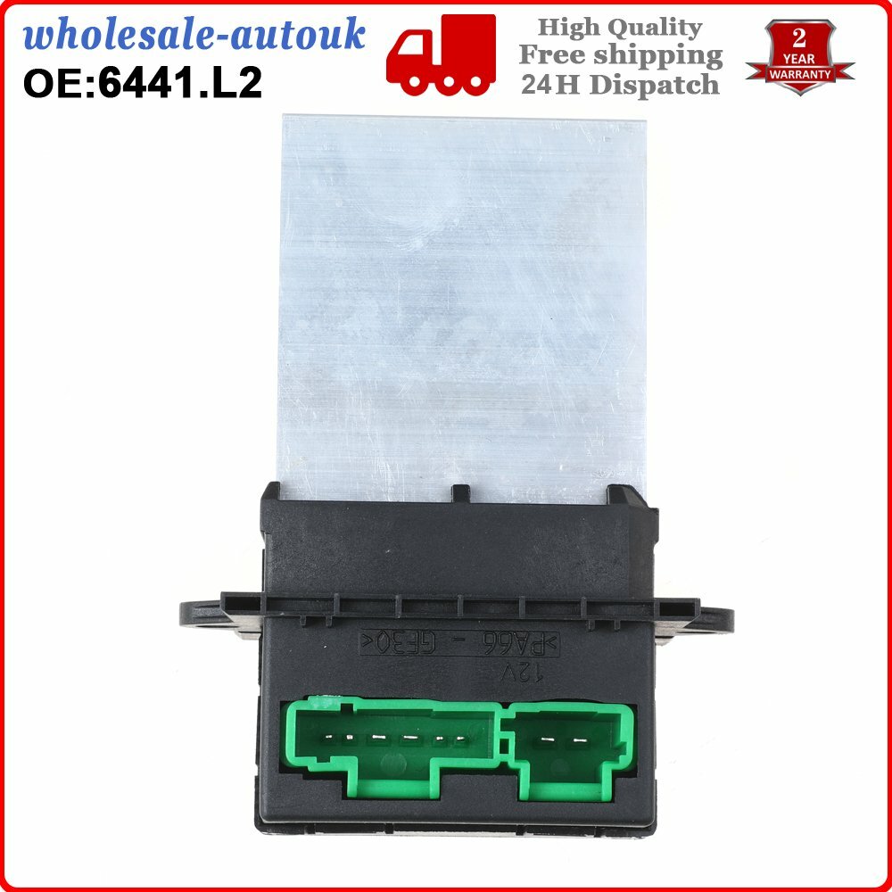 HEATER BLOWER MOTOR RESISTOR for PEUGEOT 207 406 607 for Citroen C5 C3 C2 6441L2 Q