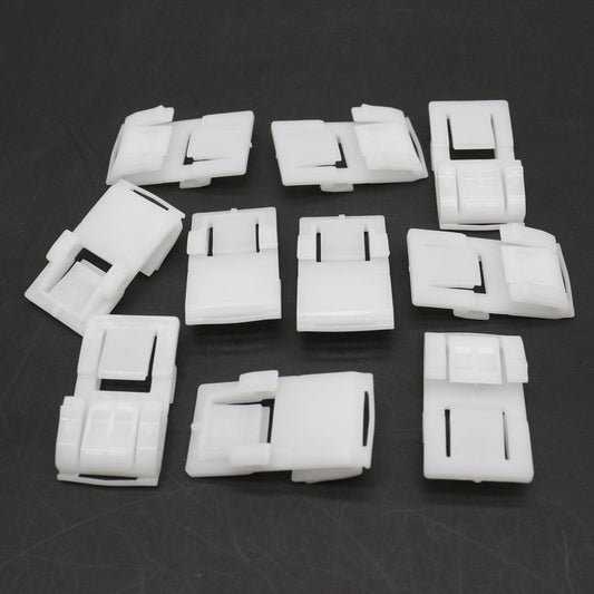 10-piece pack of exterior door side molding clamps with seals suitable for Hyundai and for Kia 87715-3K000