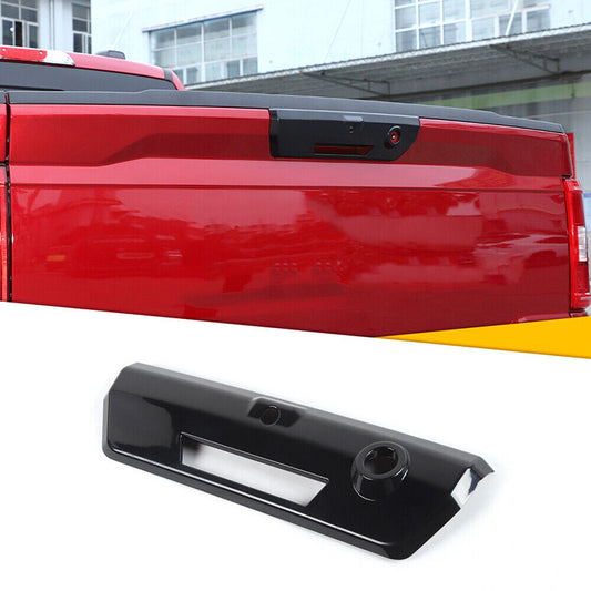 for Ford F150 2021-2023 Gloss Black Rear Door Tail Tailgate Handle Cover Trim 2x