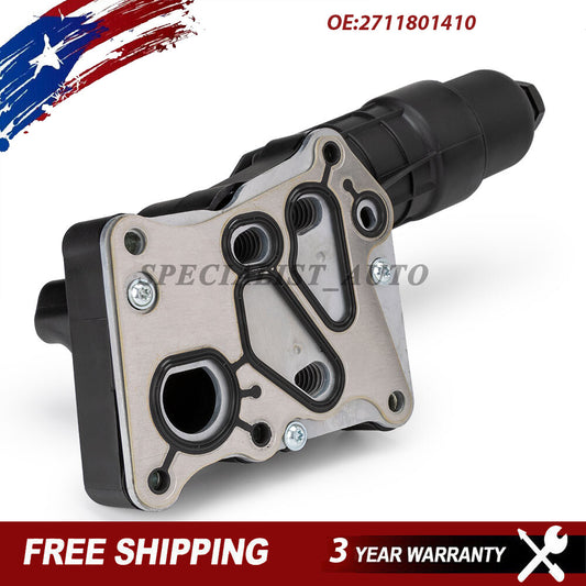 Engine oil filter housing suitable for Mercedes-Benz C250 SLK250 1.8L 2012-15 2711801410 Q
