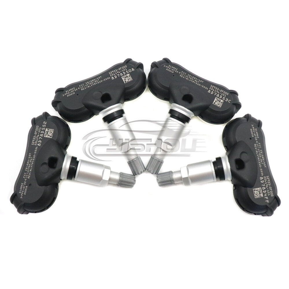 Set of 4 TPMS 52933-2F000 Fits for Hyundai for Kia Wheel New Tire Pressure Sensor US