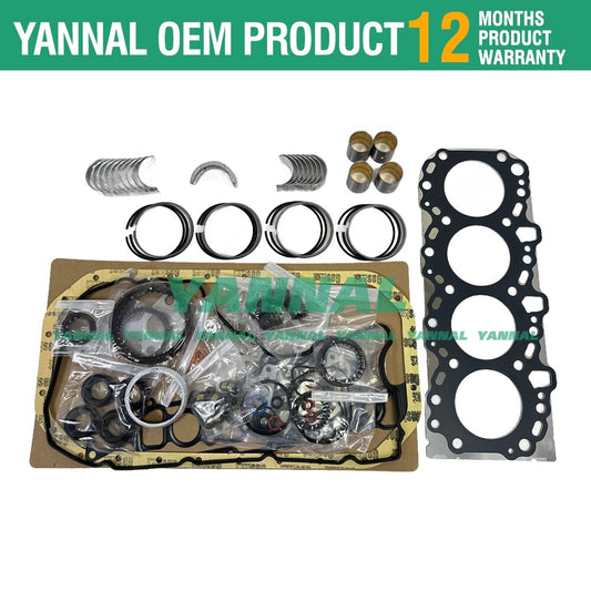 2KD 2KD-FTV Overhaul Re-ring Kit for Presen Hilux Hiace FJ Cruise Engines