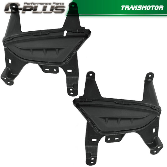 Fog light cover 2-piece set, driver and passenger side, suitable for Chevrolet left and right dual-zone fog lights.