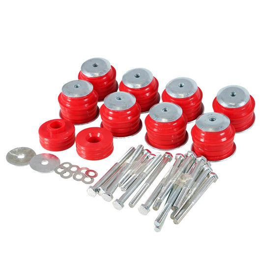 Body Cab Mount Bushing Kit For 2008-2016  for ford  F250 F350 Super Duty 2WD 4WD Red Q