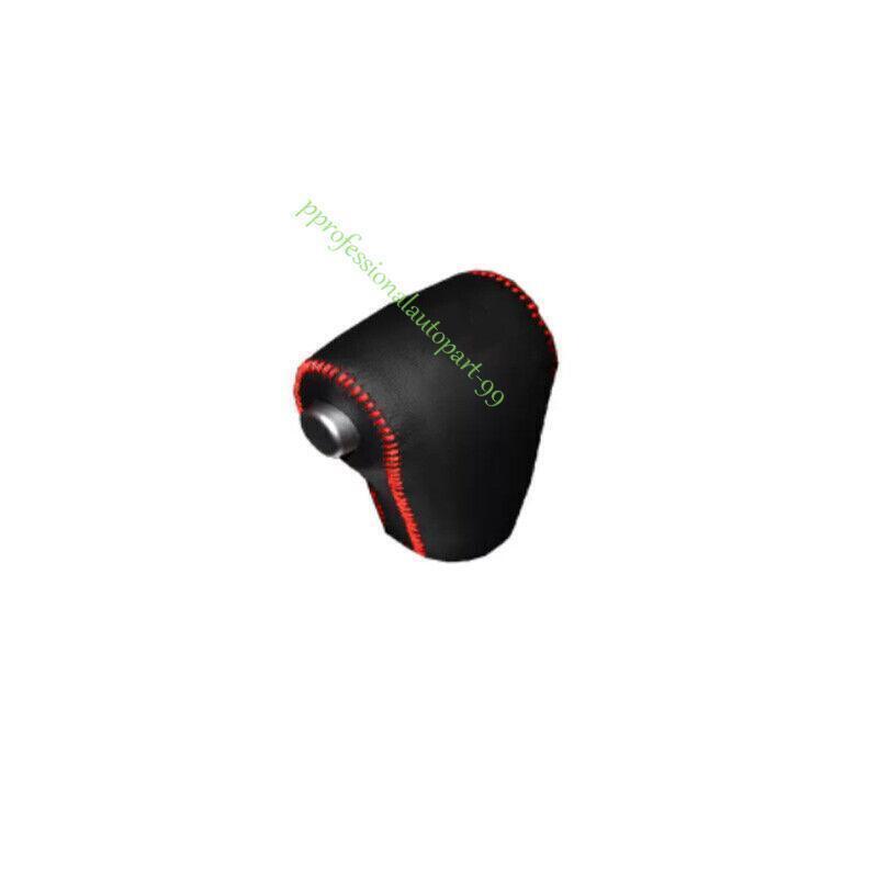Black leather gear shifter head cover for Hyundai for Tucson 2005-2009
